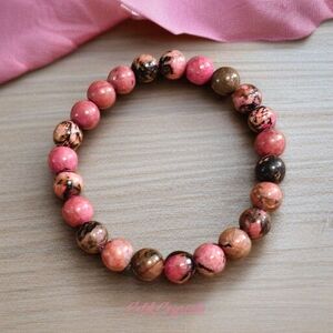 Rhodonite Bracelet - 8mm